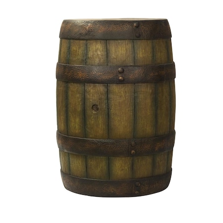 Soto Beauty 24 in. Whiskey Barrel Planter - Natural SO880085
